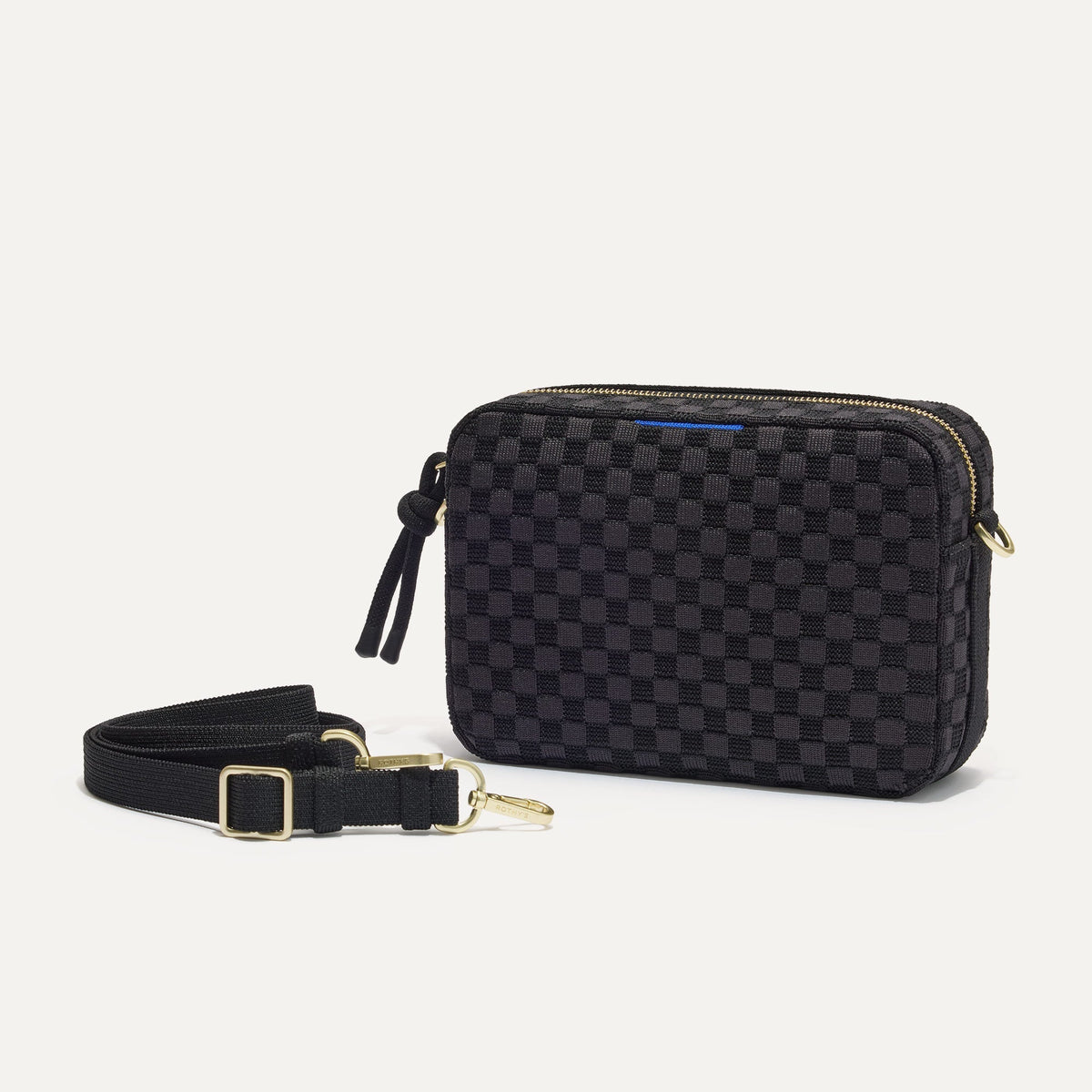 Rothys The Crossbody Camera Bag in Black Sand