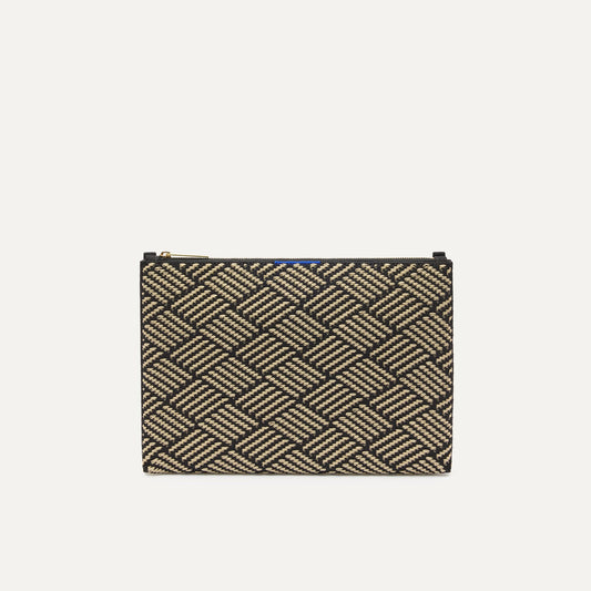Rothys The Convertible Clutch in Polar Zig Zag