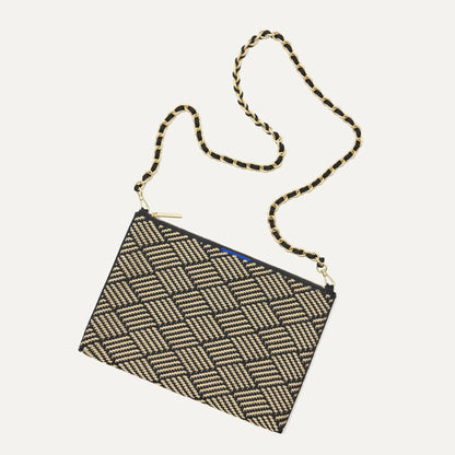 Rothys The Convertible Clutch in Polar Zig Zag