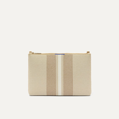 Rothys The Convertible Clutch in Oat Latte