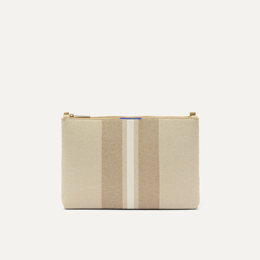 Rothys The Convertible Clutch in Oat Latte