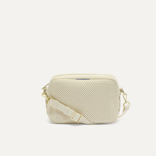 Rothys The Crossbody Camera Bag in Cream Twist Open-Knit