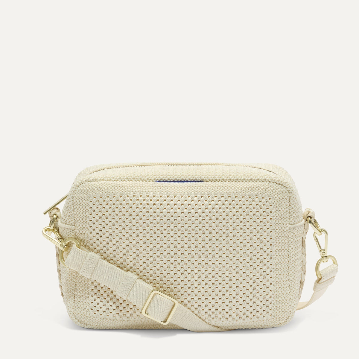 Rothys The Crossbody Camera Bag in Cream Twist Open-Knit