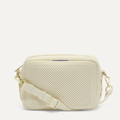 Rothys The Crossbody Camera Bag in Cream Twist Open-Knit