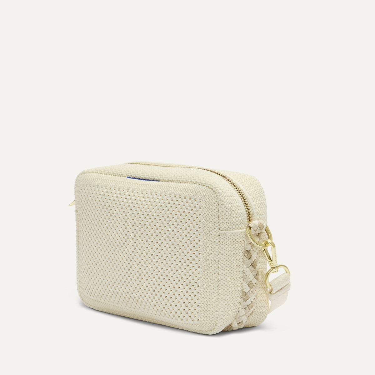 Rothys The Crossbody Camera Bag in Cream Twist Open-Knit