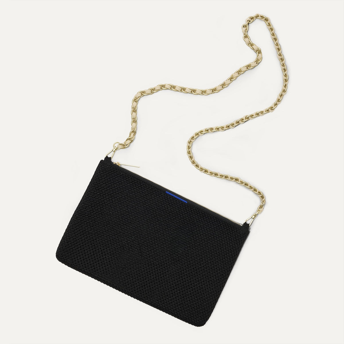 Rothys The Convertible Clutch in Black Espresso Open-Knit