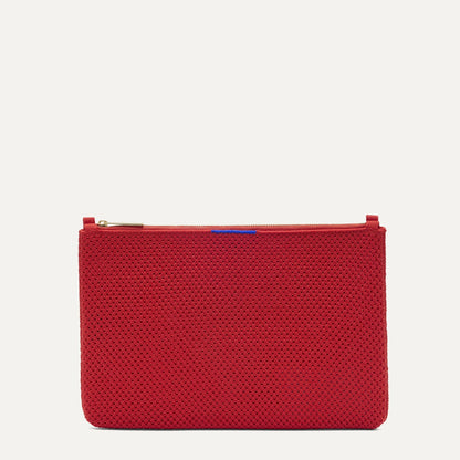 Rothys The Convertible Clutch in Scarlet Open-Knit