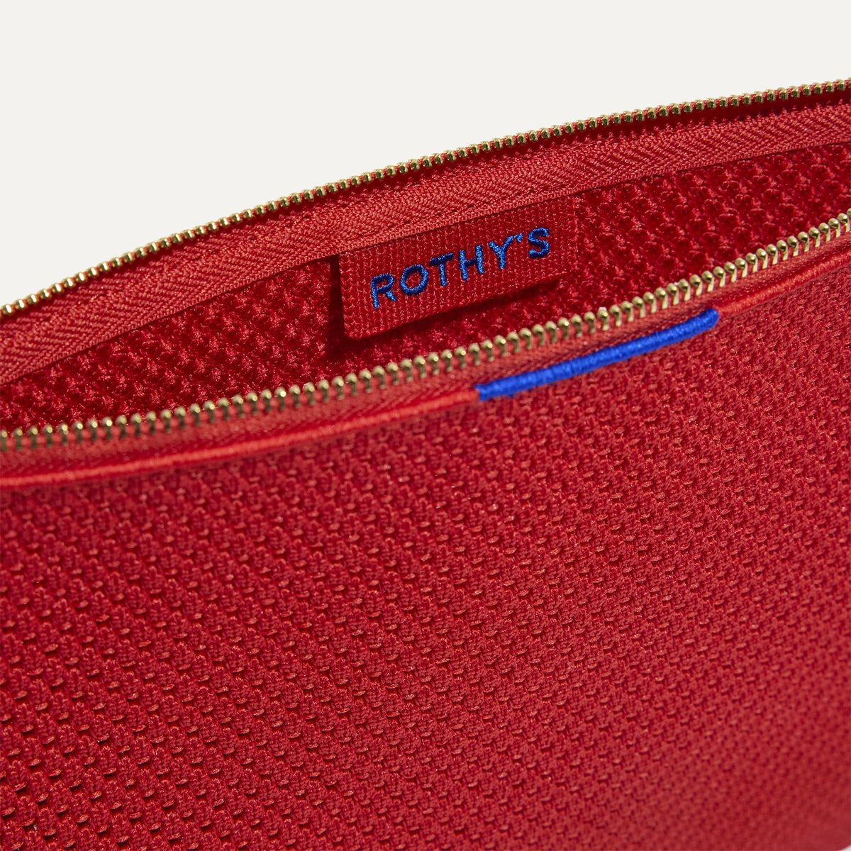 Rothys The Convertible Clutch in Scarlet Open-Knit