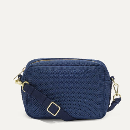 Rothys The Crossbody Camera Bag in Lagoon Open-Knit