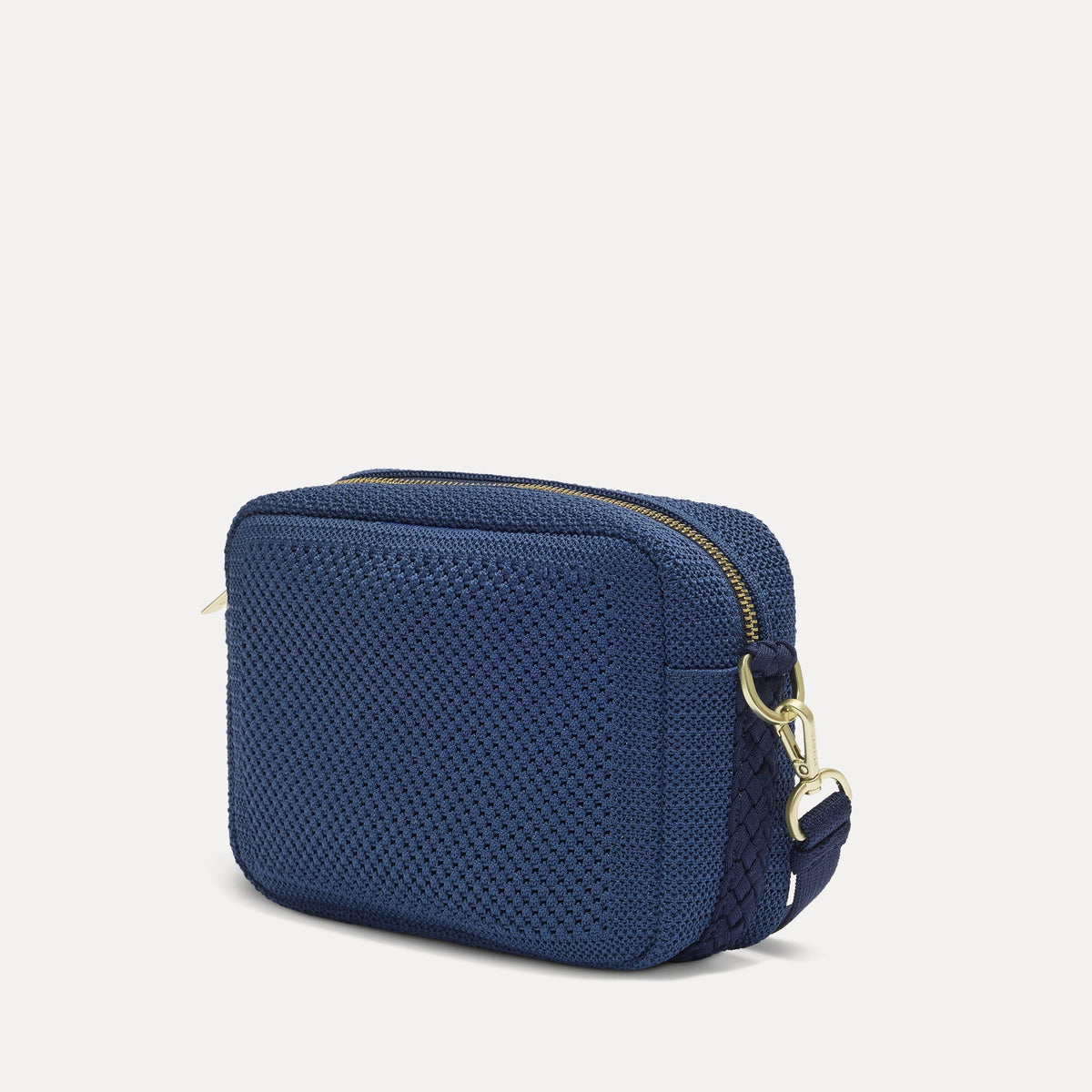 Rothys The Crossbody Camera Bag in Lagoon Open-Knit