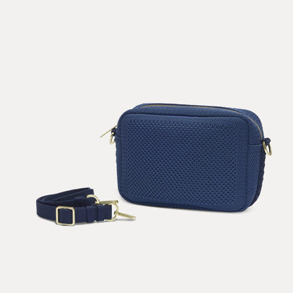 Rothys The Crossbody Camera Bag in Lagoon Open-Knit