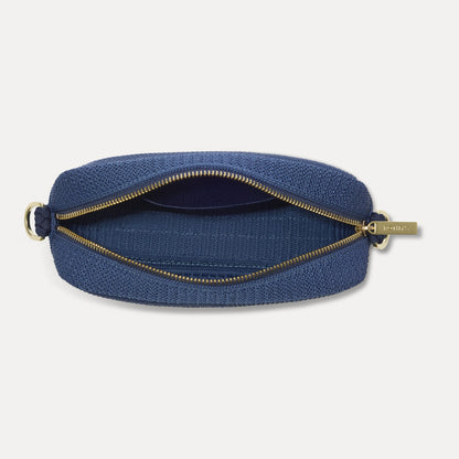Rothys The Crossbody Camera Bag in Lagoon Open-Knit