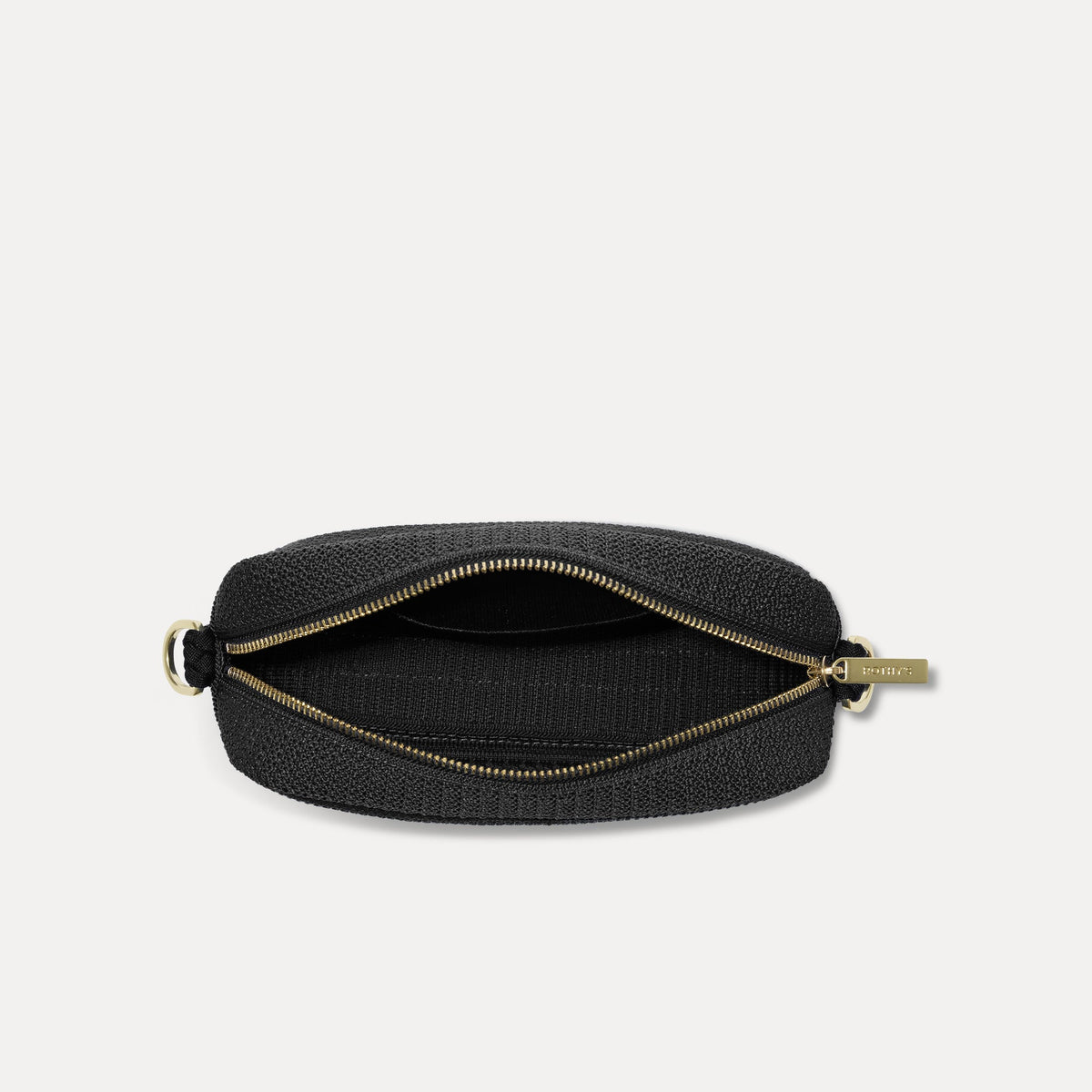 Rothys The Crossbody Camera Bag in Black Licorice Open-Knit