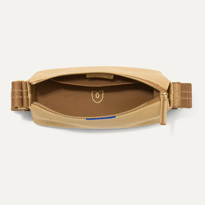Rothys The Casual Crossbody in Brown Butter Raffia-Knit