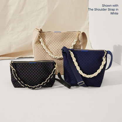 Rothys The Shoulder Strap in Black Chain