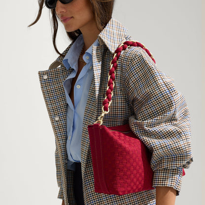 Rothys The Shoulder Strap in Cranberry Chain