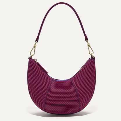 Rothys The Mini Crescent Bag in Beet