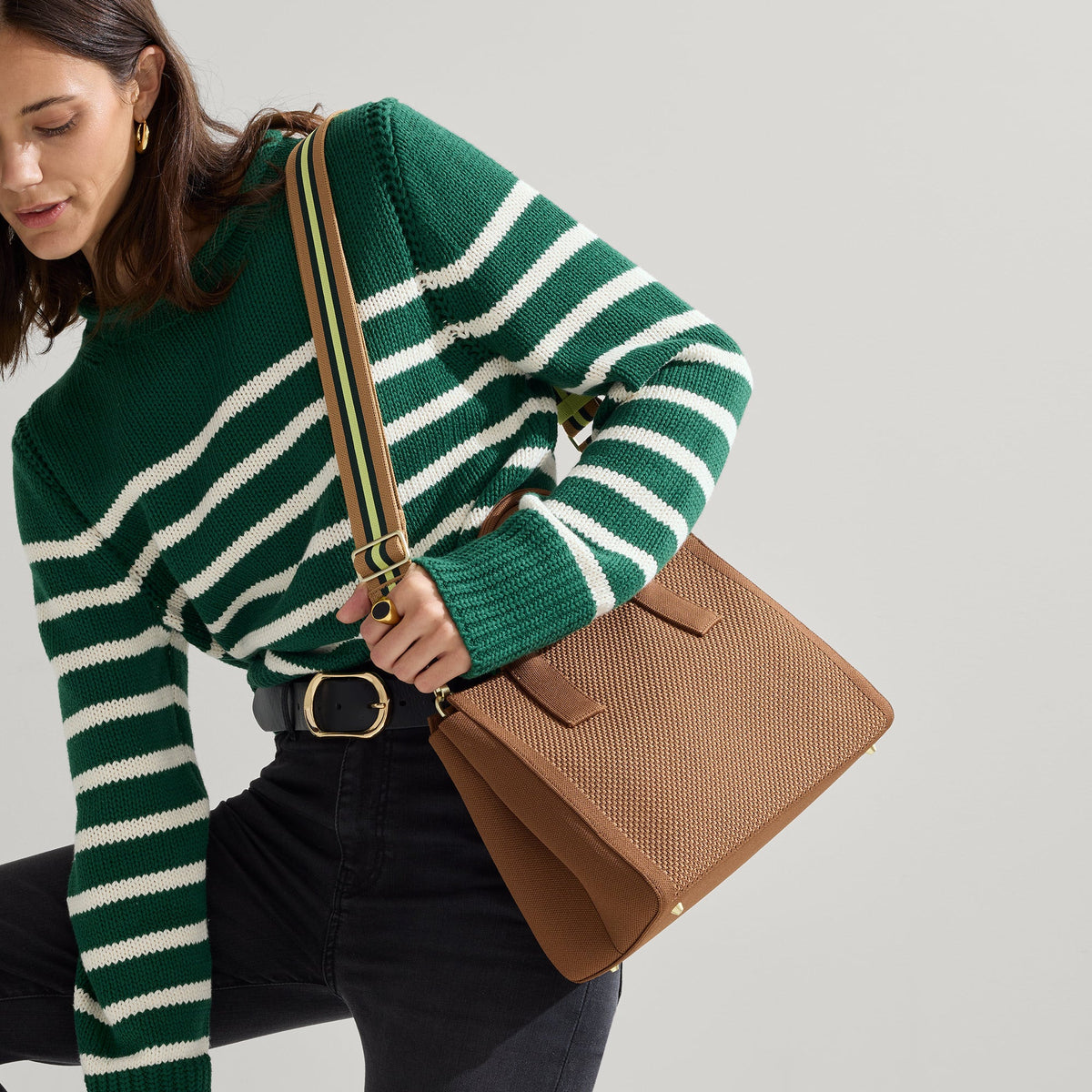 Rothys The Classic Handbag in Sierra Brown