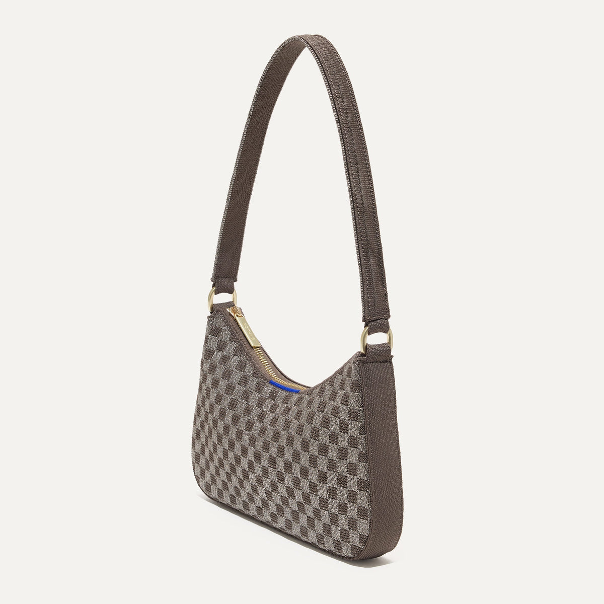 Rothys The Mini Shoulder Bag in Light Pewter