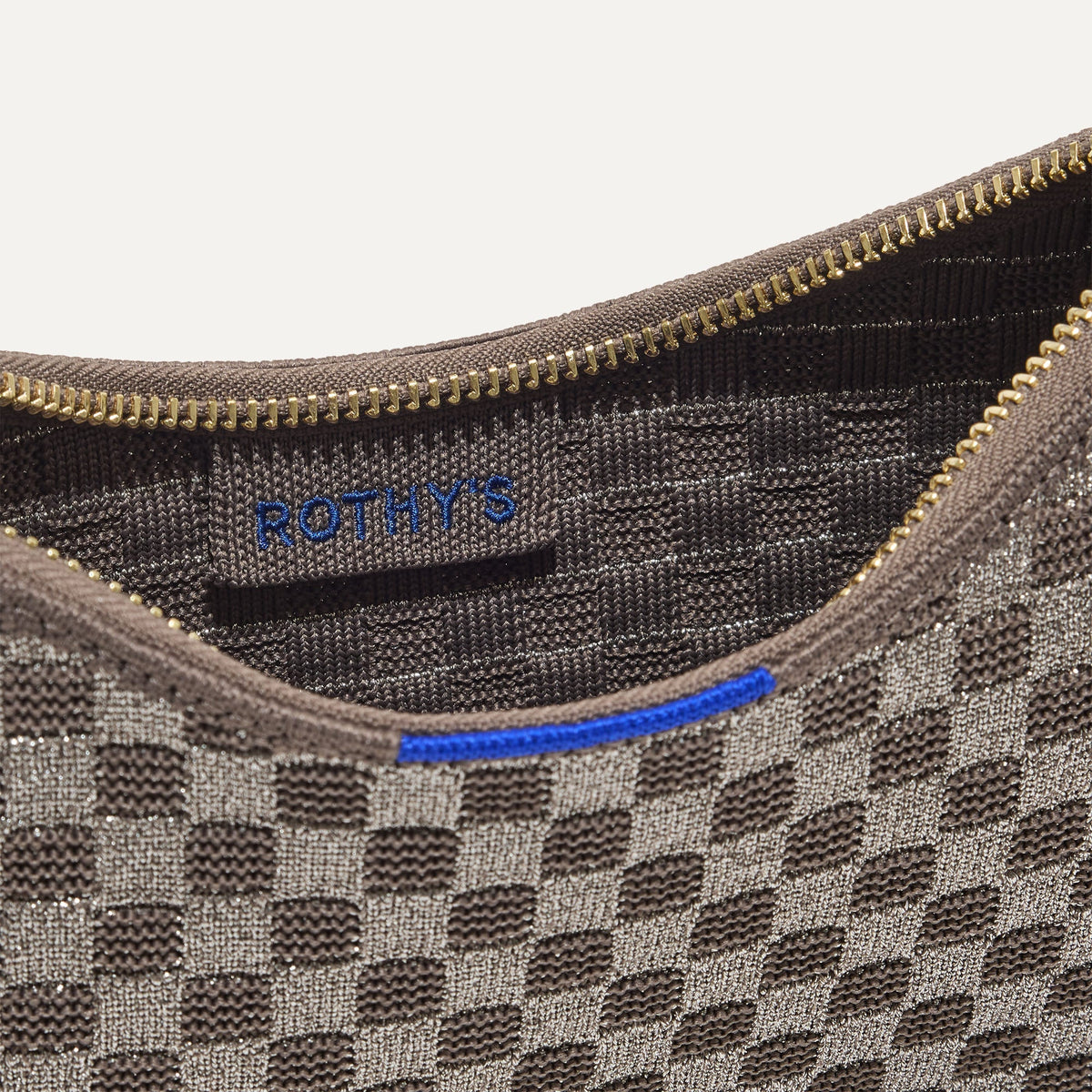 Rothys The Mini Shoulder Bag in Light Pewter