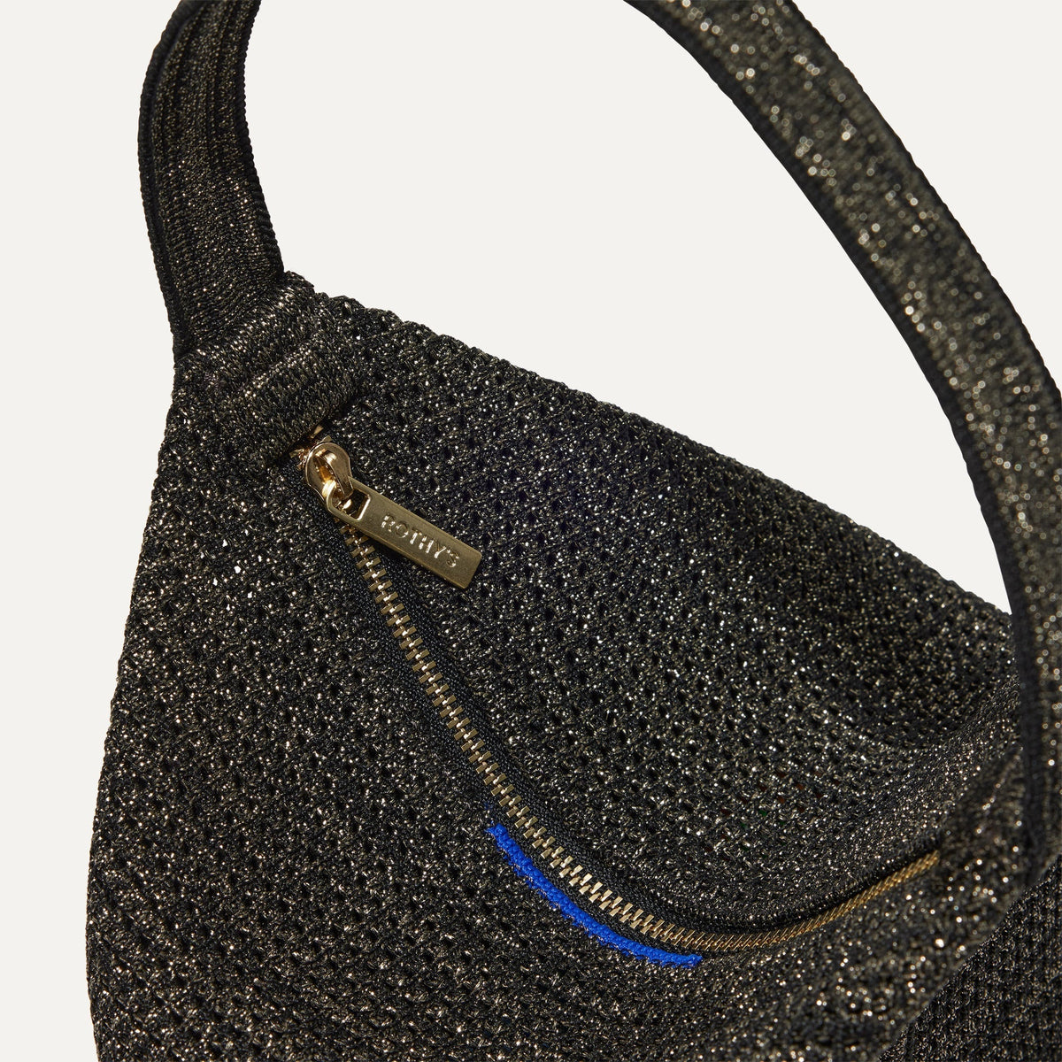 Rothys The Party Pouch in Onyx Sparkle