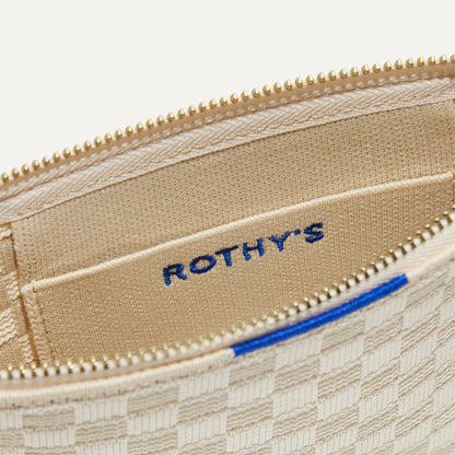 Rothys Wallet Wristlet in Vanilla Basketweave