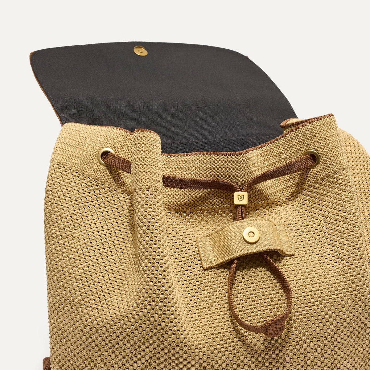 Rothys The Cinch Backpack in Brown Butter