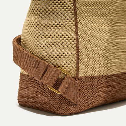 Rothys The Cinch Backpack in Brown Butter