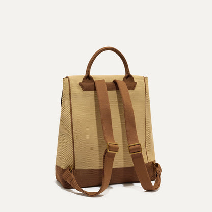Rothys The Cinch Backpack in Brown Butter