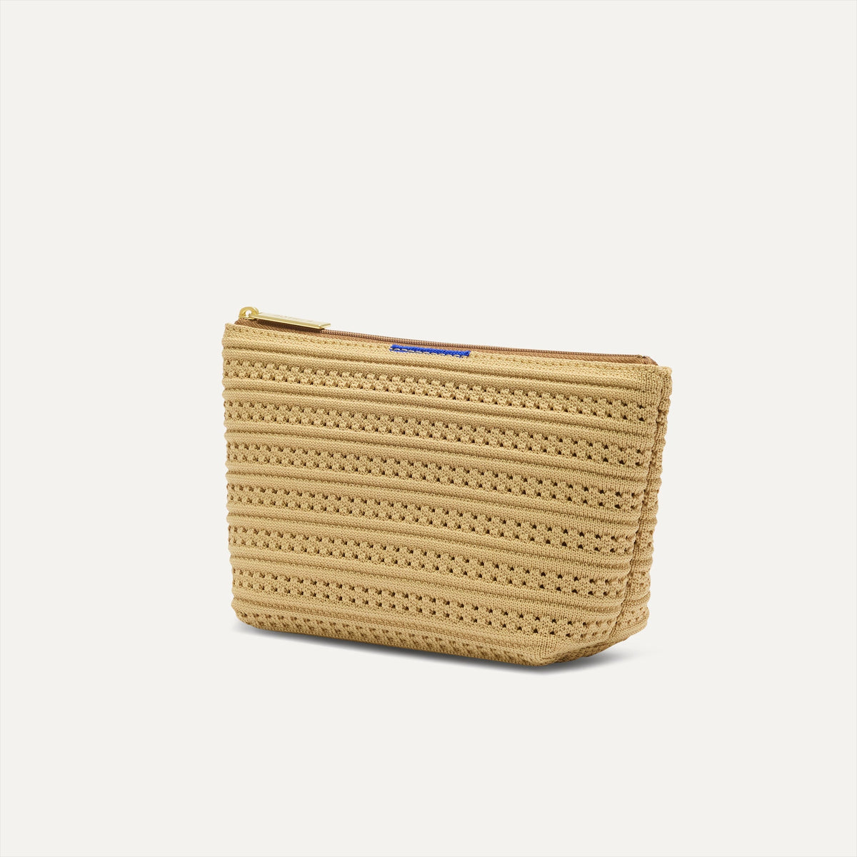 Rothys The Travel Pouch Set in Brown Butter Crochet