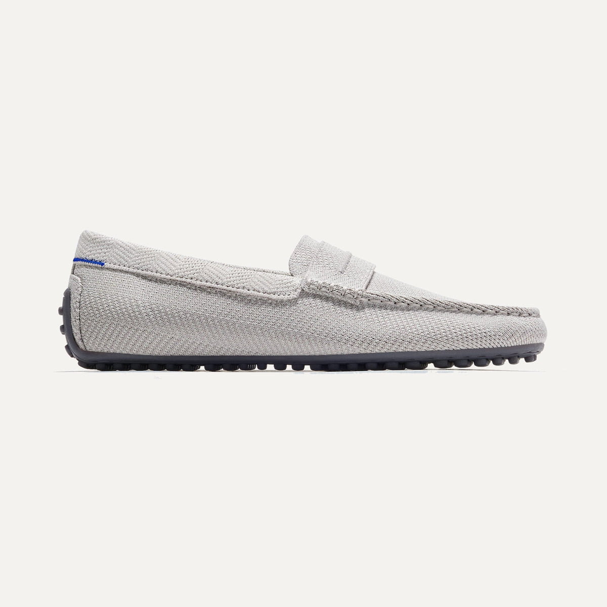 Rothys The Driving Loafer in Light Grey Herringbone for Men