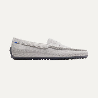 Rothys The Driving Loafer in Light Grey Herringbone for Men