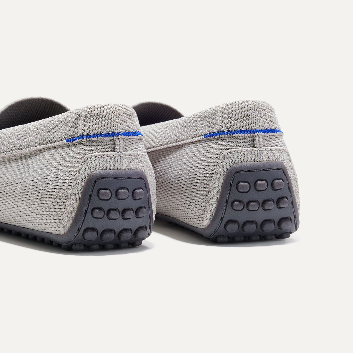 Rothys The Driving Loafer in Light Grey Herringbone for Men