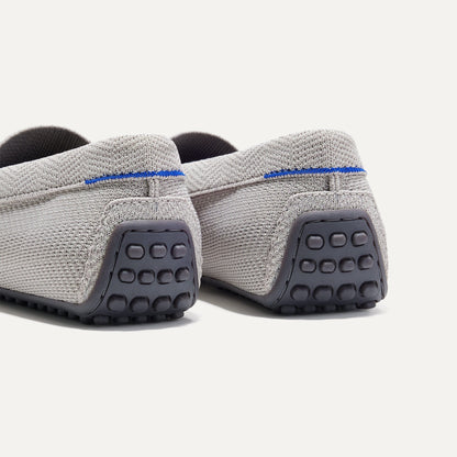Rothys The Driving Loafer in Light Grey Herringbone for Men