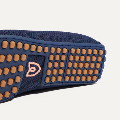 Rothys The Driving Loafer in Navy Herringbone for Men