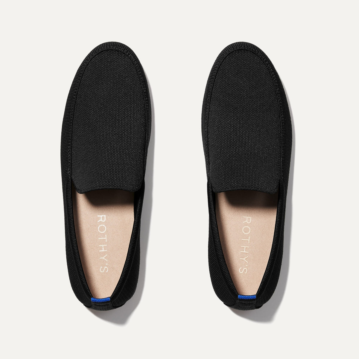 Rothys The Ravello Loafer in Stone Black
