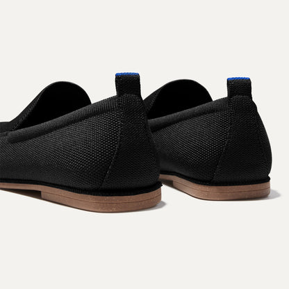 Rothys The Ravello Loafer in Stone Black