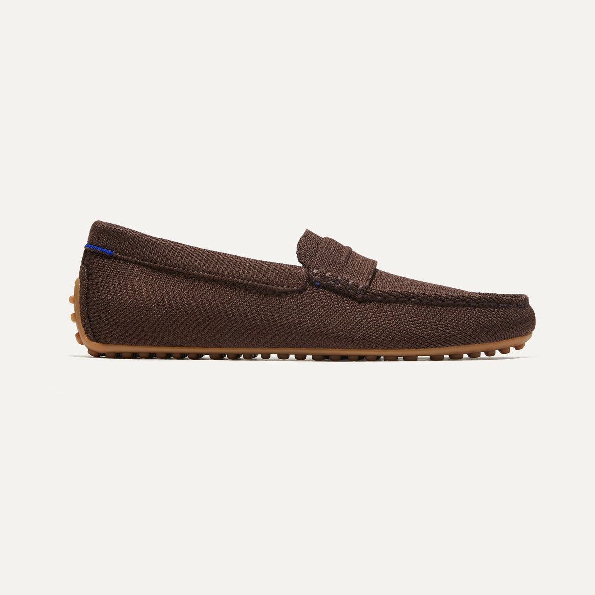 Rothys The Driving Loafer in Brown Herringbone for Men