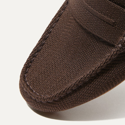 Rothys The Driving Loafer in Brown Herringbone for Men