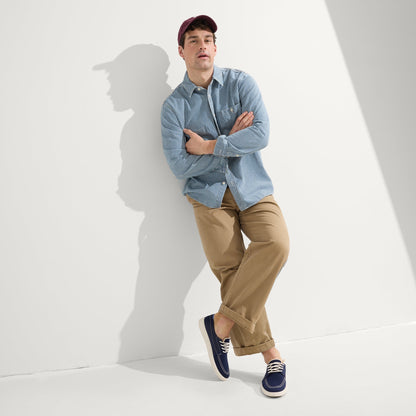Rothys The Ravello Boat Shoe in Nautical Navy