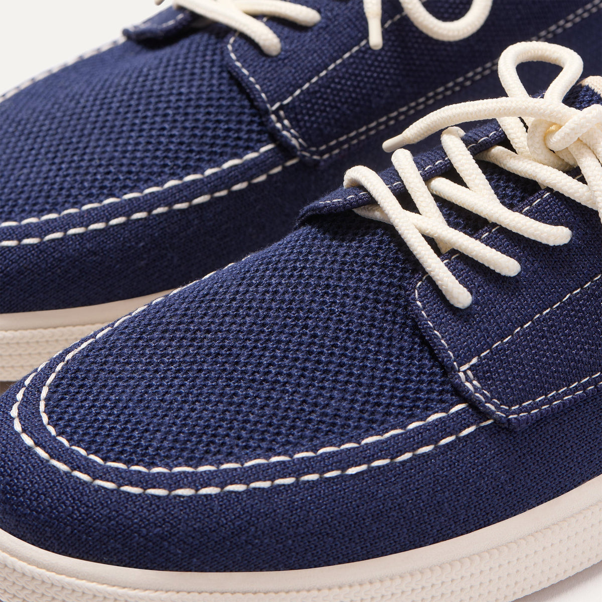 Rothys The Ravello Boat Shoe in Nautical Navy