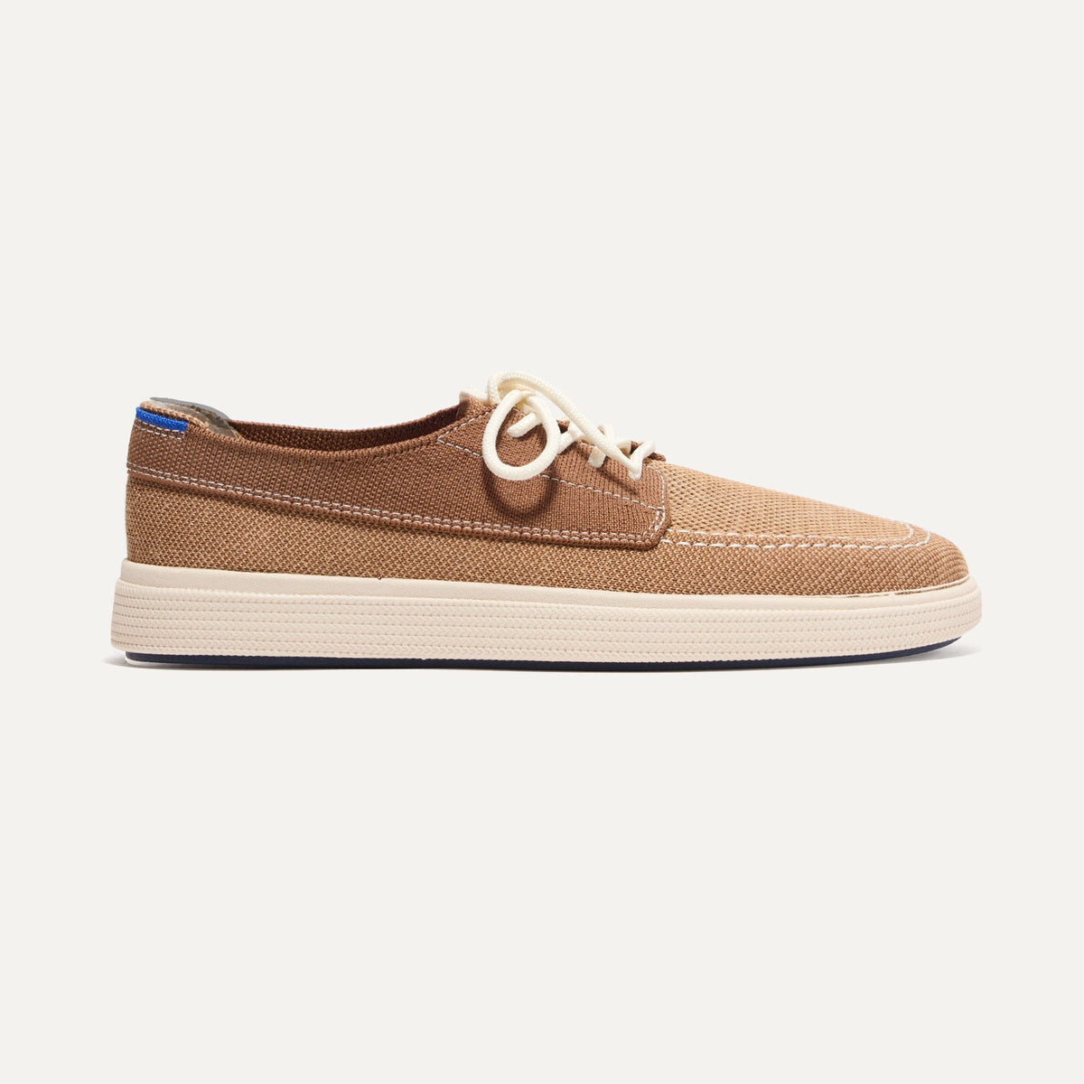 Rothys The Ravello Boat Shoe in Nautical Brown