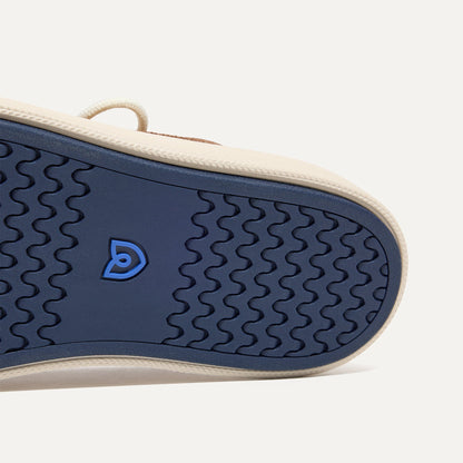 Rothys The Ravello Boat Shoe in Nautical Brown