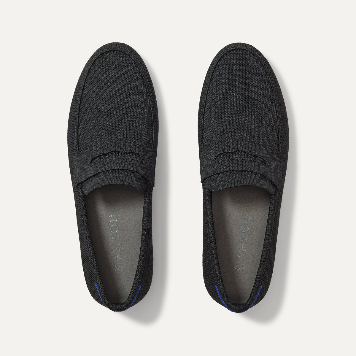 Rothys Men's Ravello Penny Loafer in Black