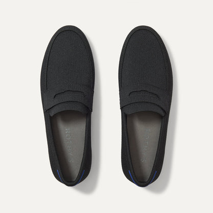 Rothys Men's Ravello Penny Loafer in Black