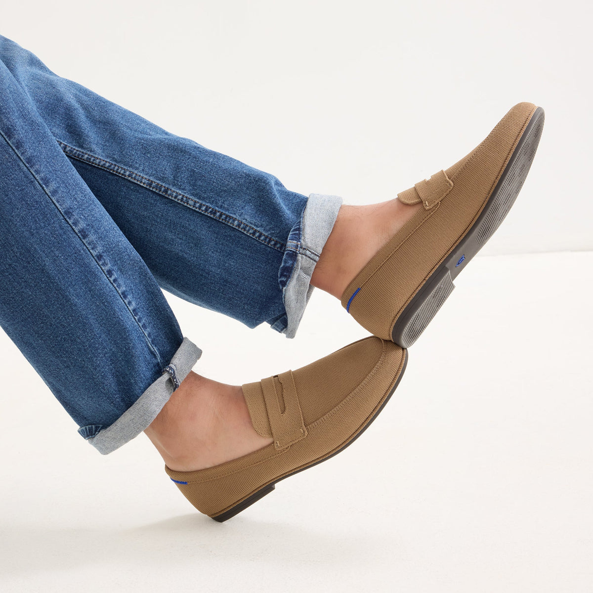 Rothys Men's Ravello Penny Loafer in Morel