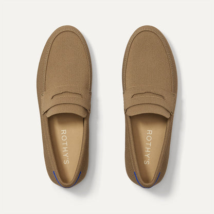 Rothys Men's Ravello Penny Loafer in Morel
