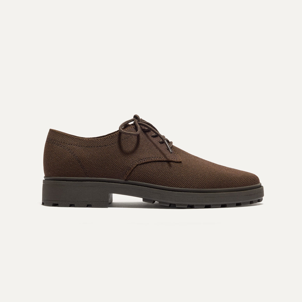 Rothys The Lug Oxford in Dark Chocolate