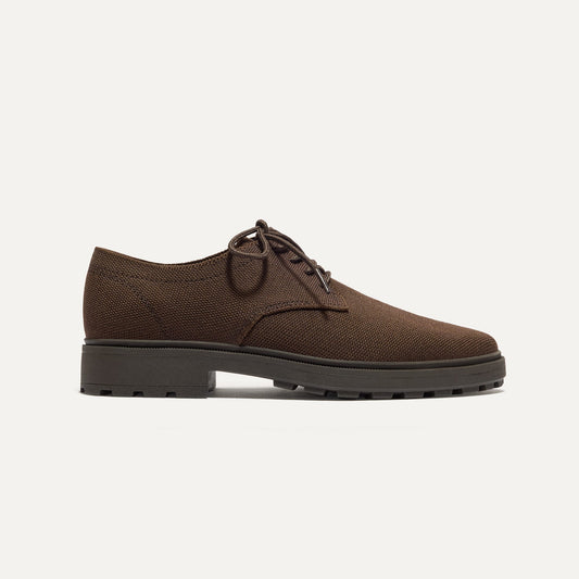 Rothys The Lug Oxford in Dark Chocolate