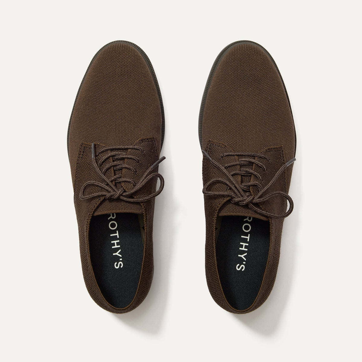 Rothys The Lug Oxford in Dark Chocolate
